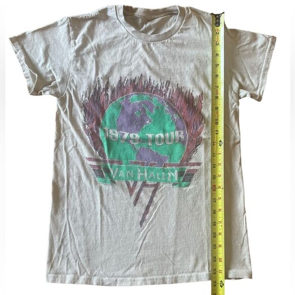 Van Halen 1979 World Tour Merchandise Mens Tee Shirt - Picture 6 of 8